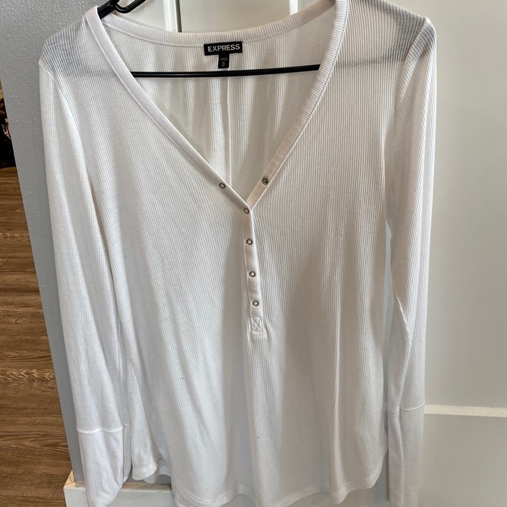 Express White Long Sleeve